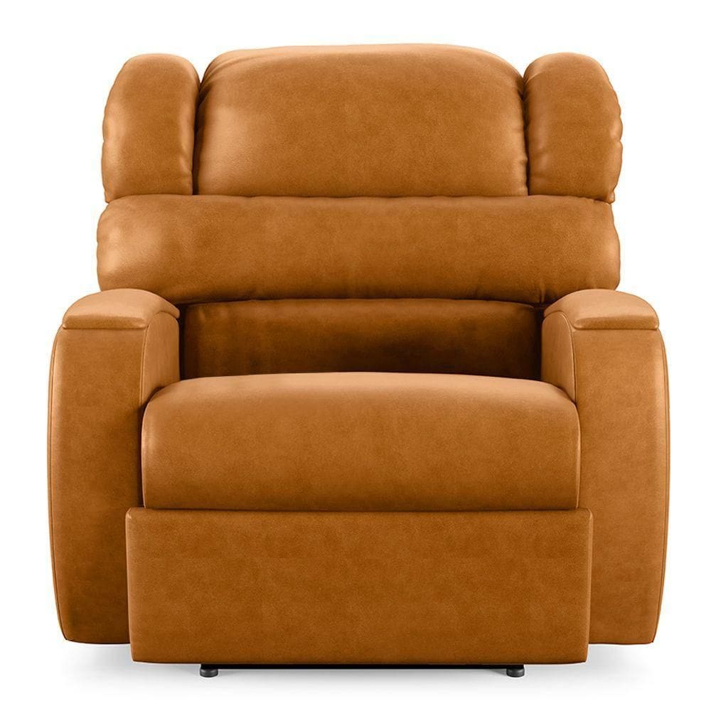 Poltrona Do Papai Sala De Cinema Reclinável Manchester Elétrica Pu Whisky