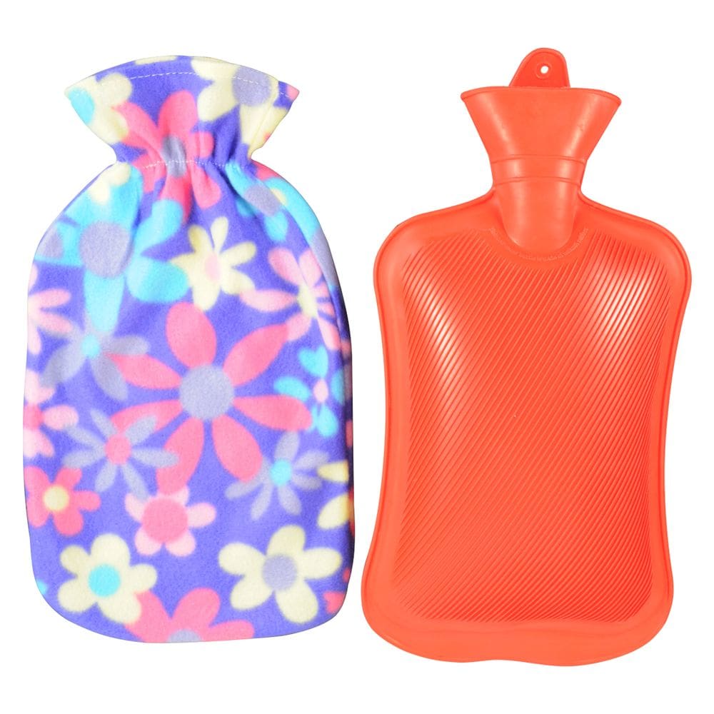 Bolsa para Água Quente Cor Vermelha 1L Montserrat com Capa de Segurança