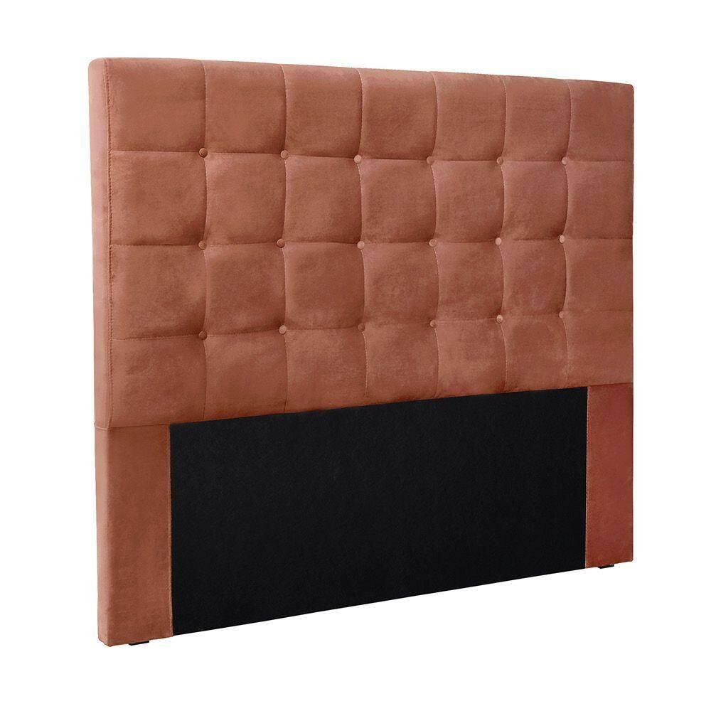 Cabeceira Cama Box Solteiro 90 Cm Verona Veludo Cobre S04 - D`rossi