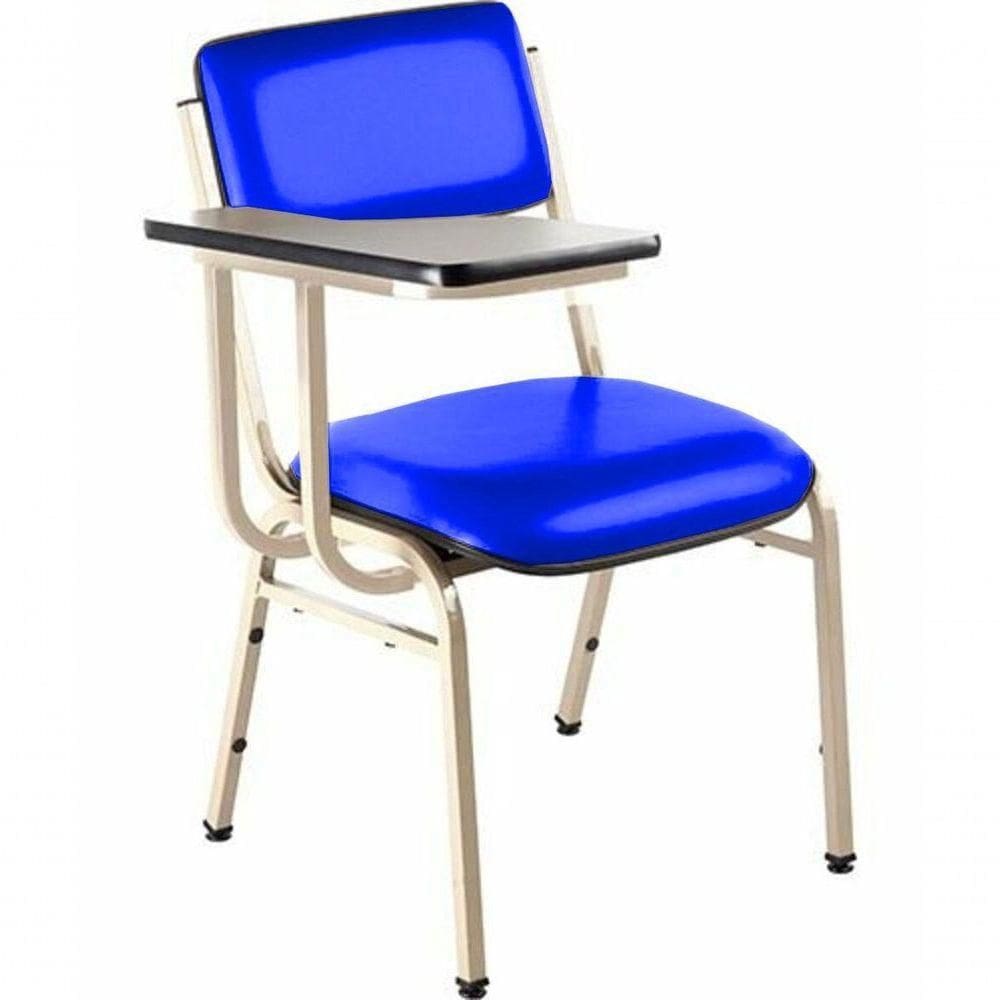 Cadeira Universitária Para Auditórios Linha Hotel Smart Azul