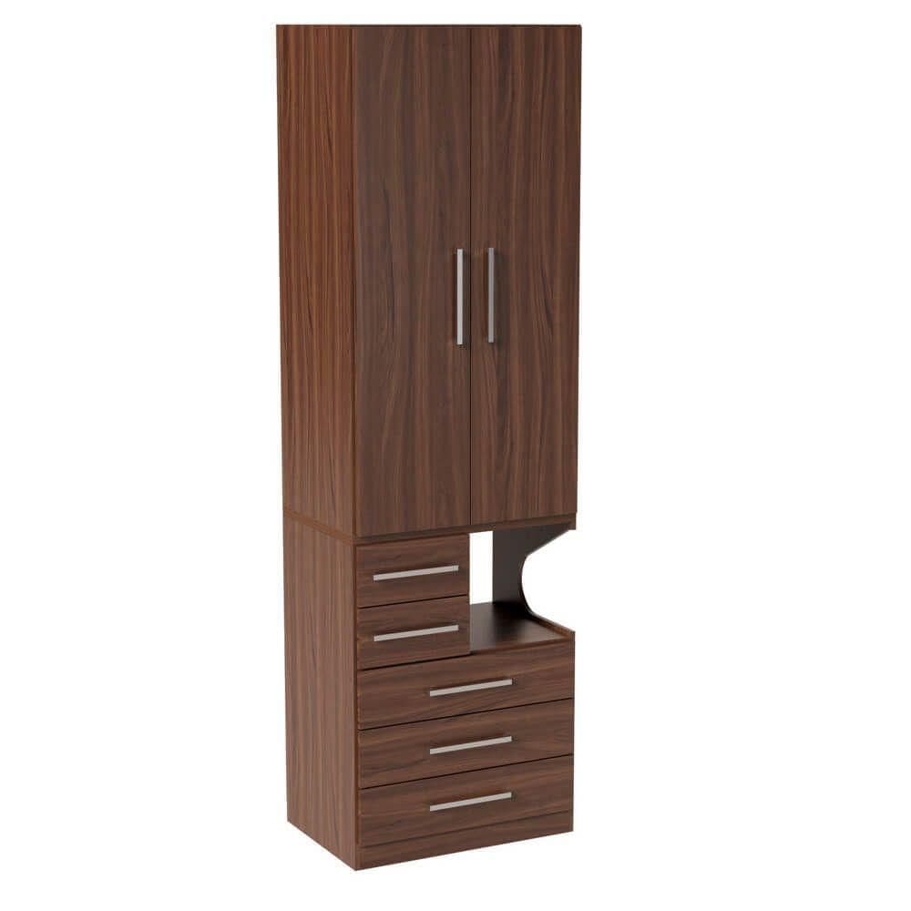 Guarda-roupa De 2 Portas Com Mesa De Cabeceira 1224 Esquerdo San Remo