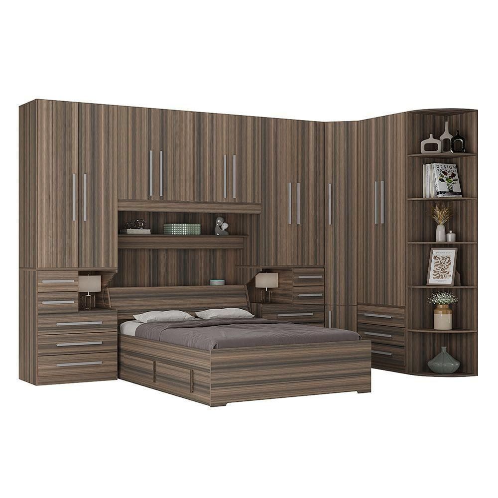 Dormitório Queen Size Completo 1344 San Remo