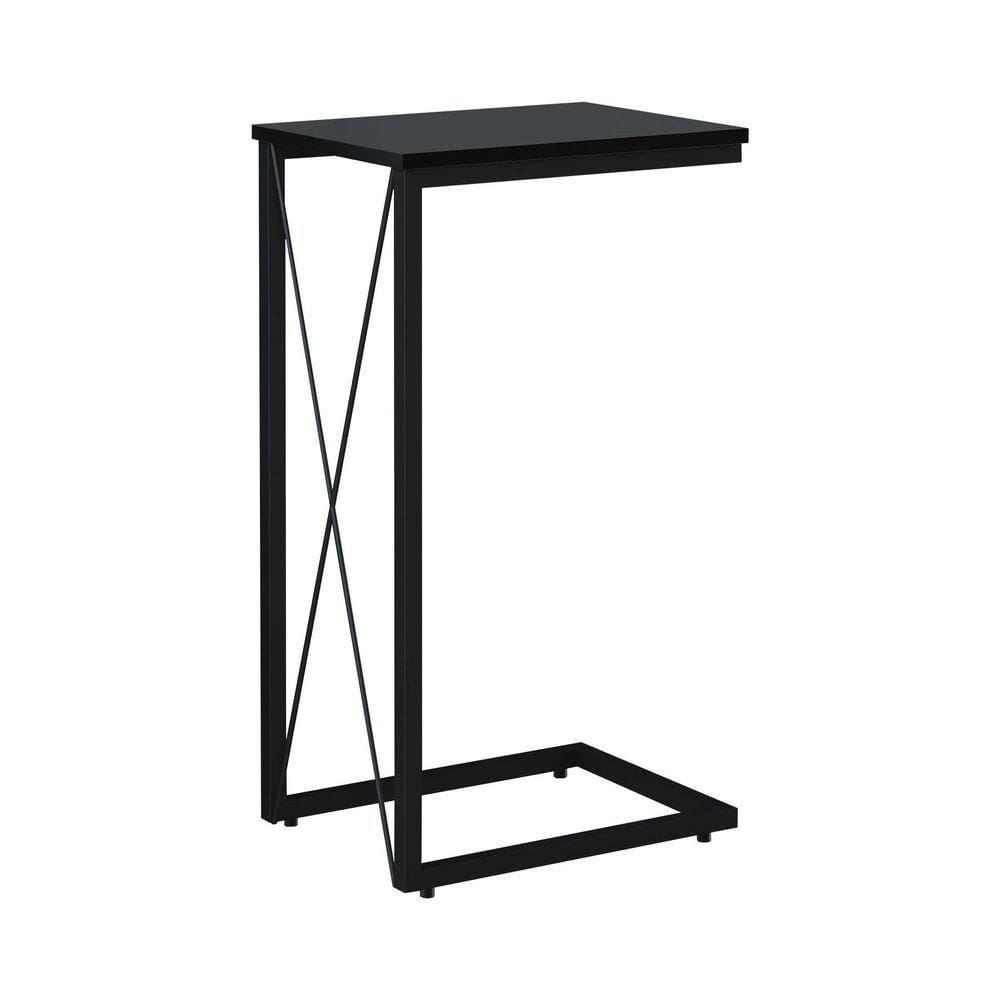 Mesa Lateral Aço Carbono Base Preta X Preto