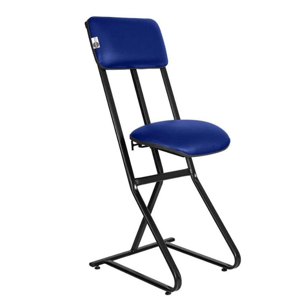 Banqueta Para Vigilantes E Vigias Linha Security Azul