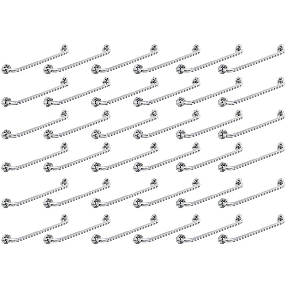 Barra Alça Apoio 80Cm Aço Inox Kit 30 Uni Apoio Suporte Idoso Gestante Criança Banheiro