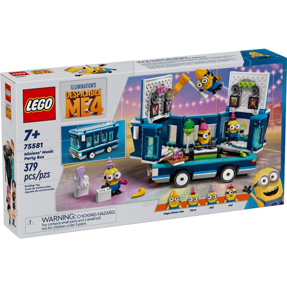 Lego Meu Malvado Favorito 4 Ônibus Musical Minions 75581