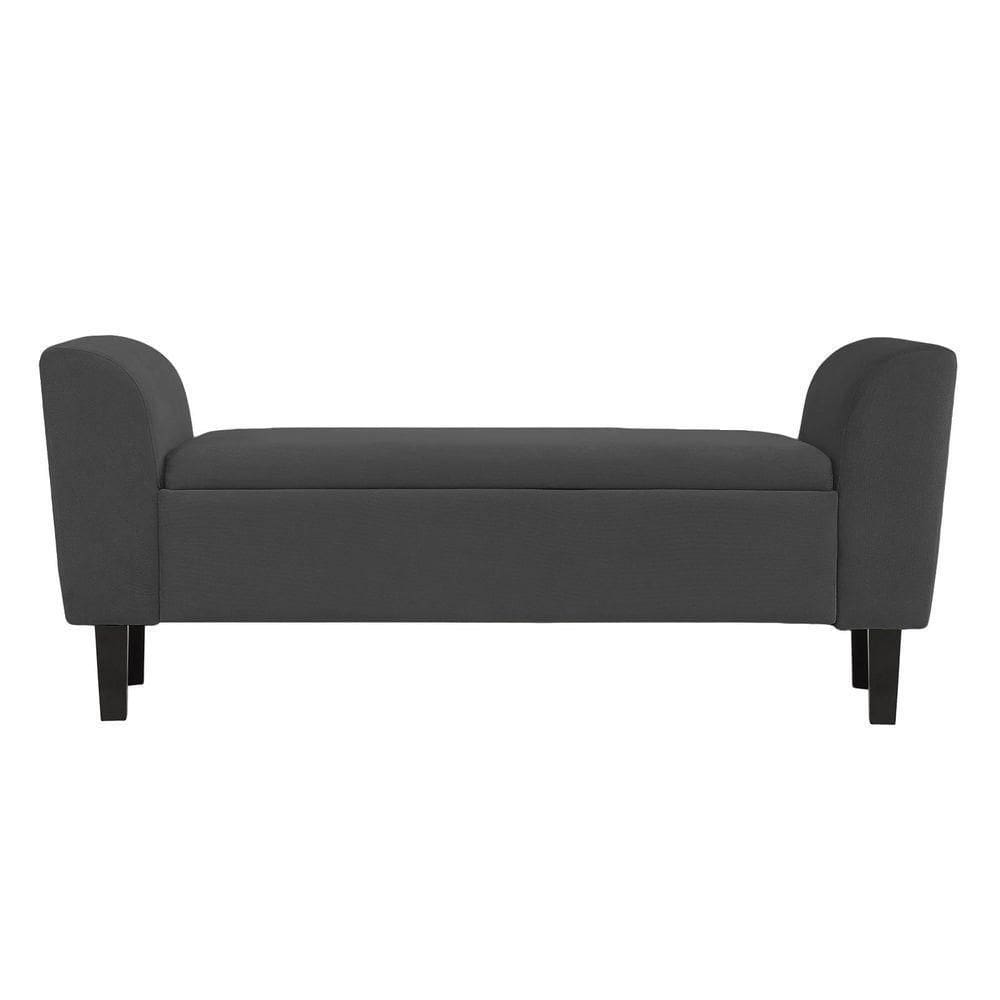 Recamier Bau Malibu 1,60m Suede Grafite - Inova Decor