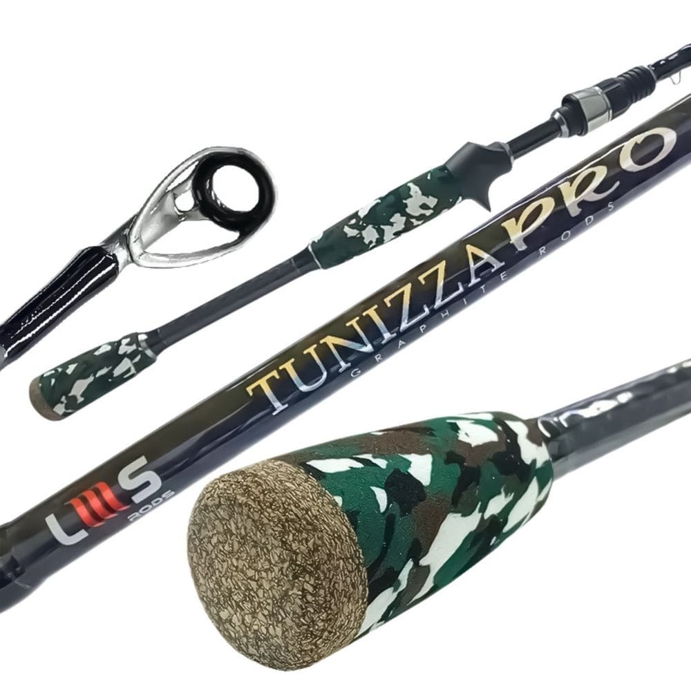 Vara Pesca Carretilha Lumis Tunizza Pro Cast Carbono IM8 1,73m 6-17Lbs New Model