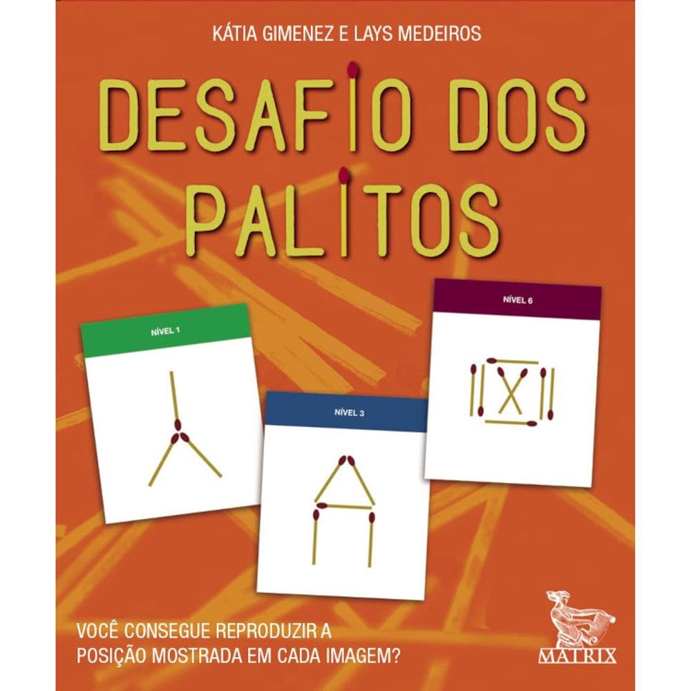 Livro Caixinha - Desafios Dos Palitos