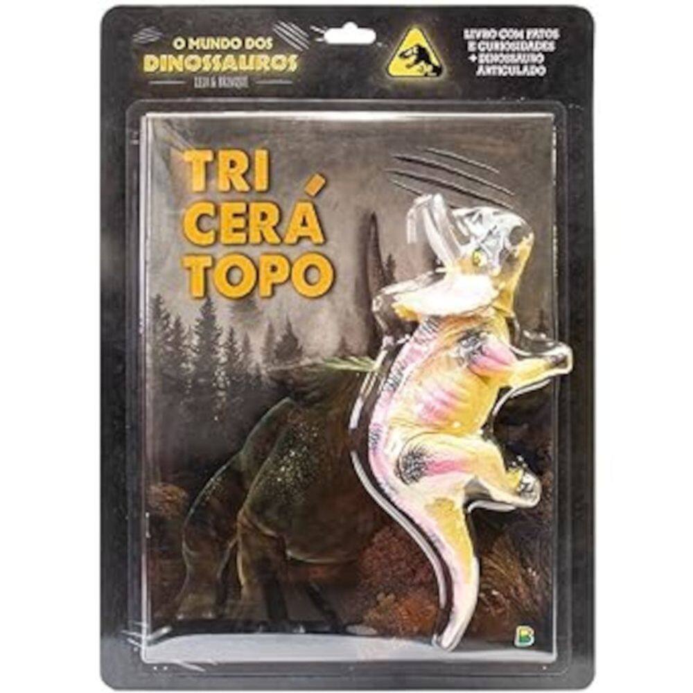 O mundo dos dinossauros - Leia & brinque - Tricerátopo