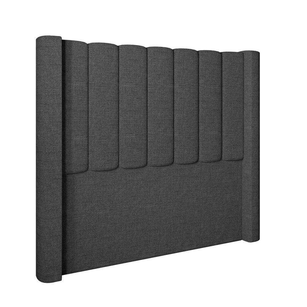 Cabeceira Para Cama Box King 193 Cm Rania Linho Cinza I02 - D`rossi