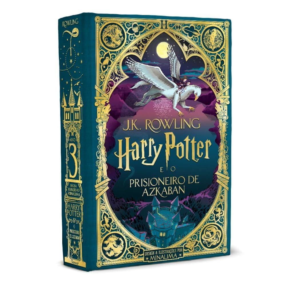 Harry Potter - Livro 03 - E O Prisioneiro De Azkaban - Capa Dura (Edição Ilustrada Por Minalima)
