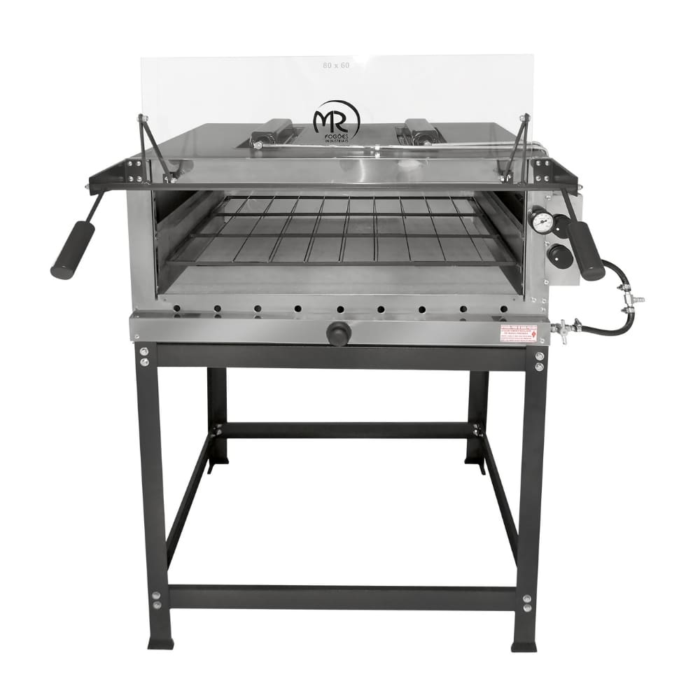 Forno de Pizza Industrial à Gás com Infravermelho 80x60cm MR Fogões