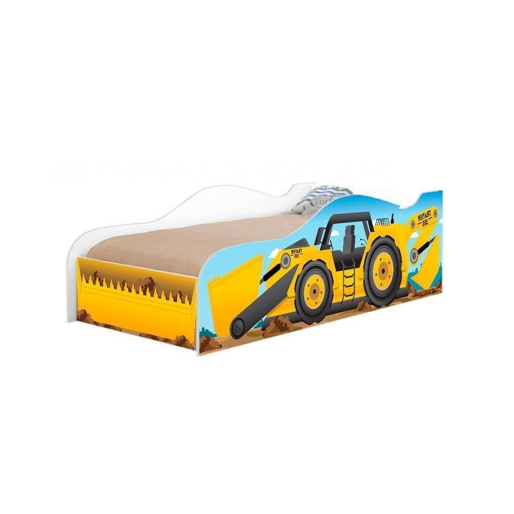 Cama Infantil Kids Speciale Trator Com Colchão