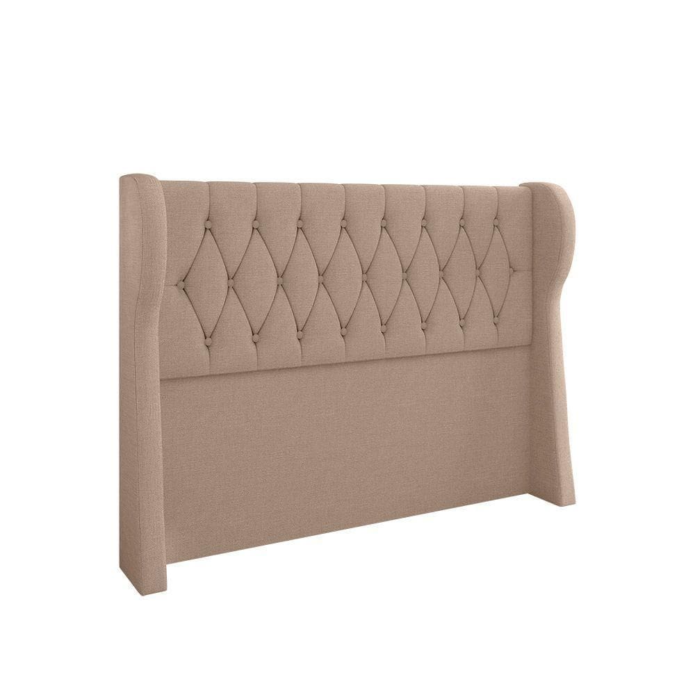 Cabeceira Para Cama Box King 193 Cm Beatriz Linho Bege I02 - D`rossi