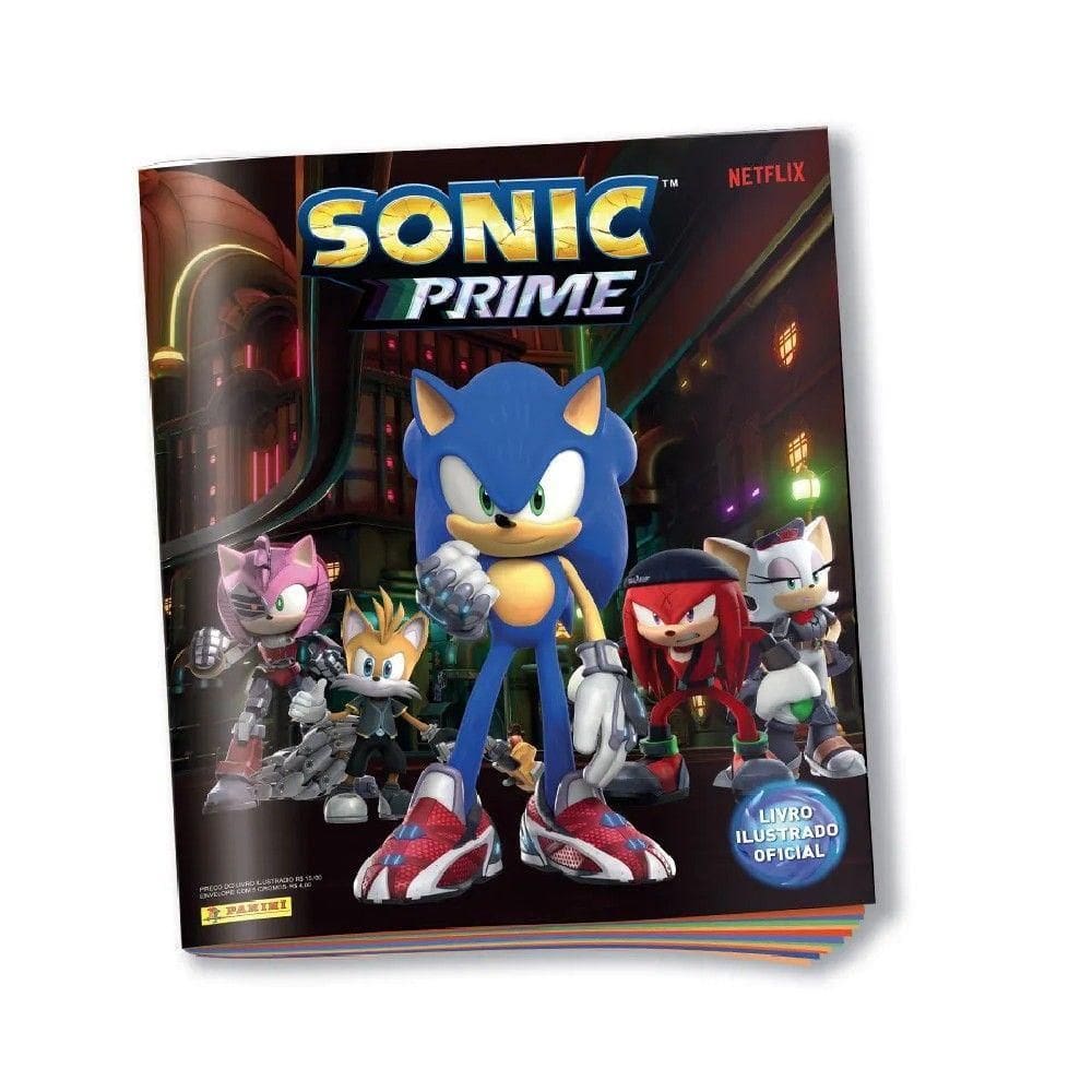 Sonic Kit 1 Álbum Brochura e 6 Envelopes - Panini