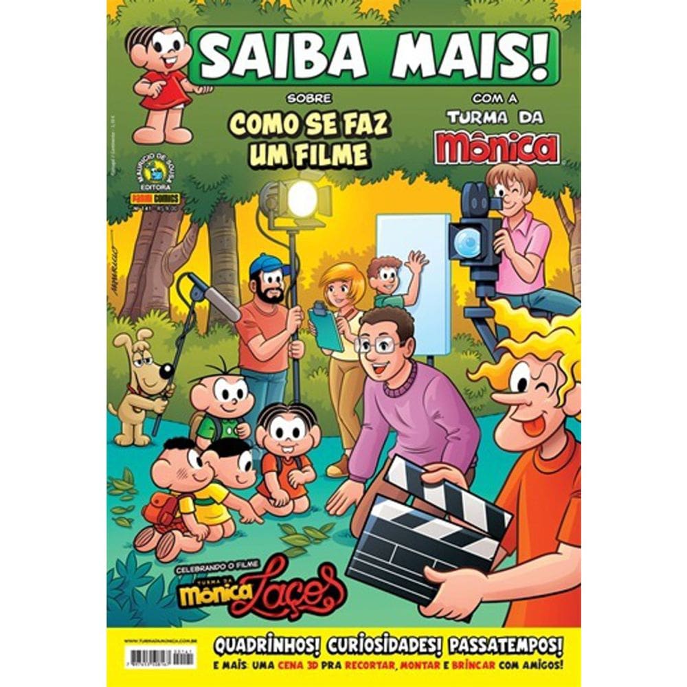 Saiba mais! - Vol 05 - Com a turma da Mônica - Sobre como se faz um filme
