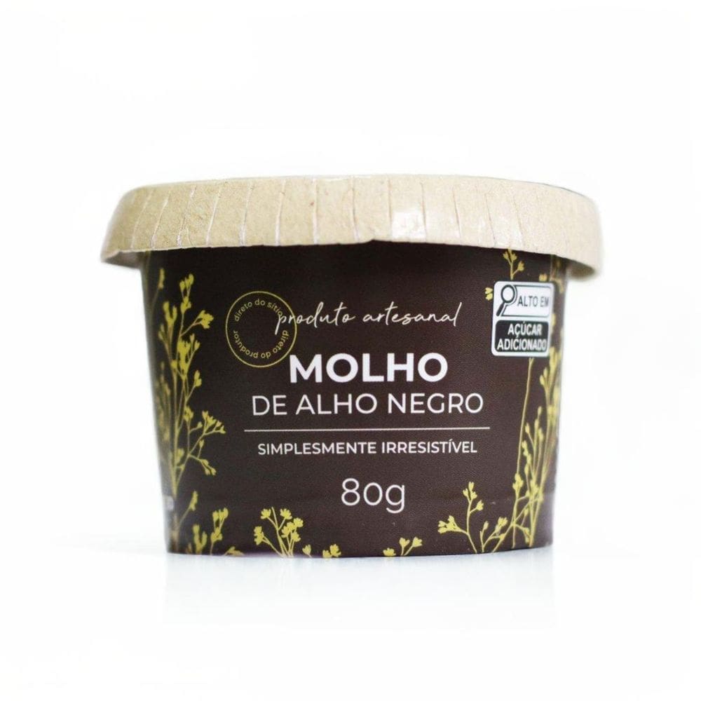 Molho de Alho Negro Artesanal 80g - Alho Negro do Sítio