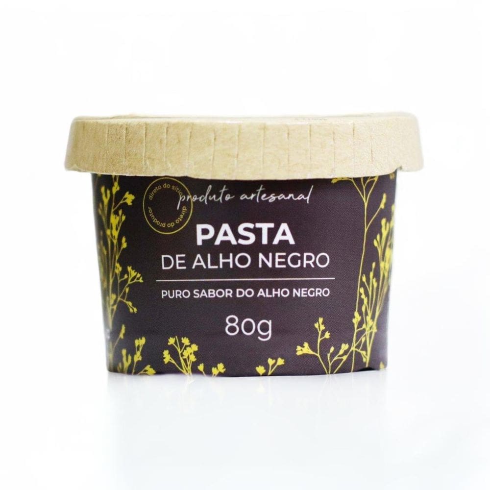 Pasta de Alho Negro Artesanal 80g - Alho Negro do Sítio