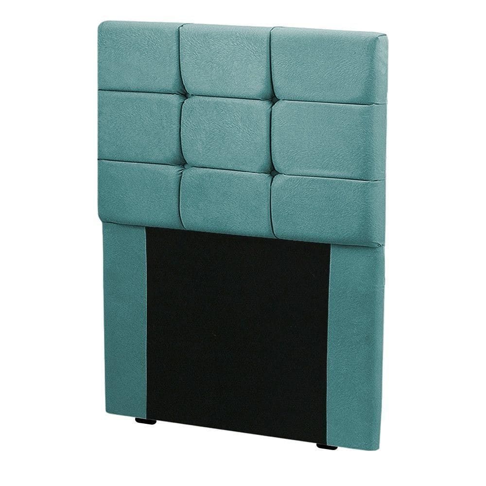 Cabeceira Cama Box Solteiro 0.90 Julia Shop Das Cabeceiras Ciano