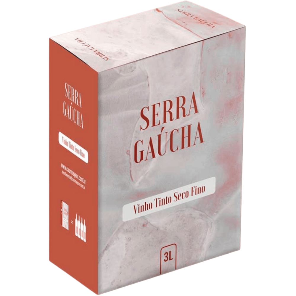 Courmayeur Serra Gaúcha Merlot Bag in Box 3L