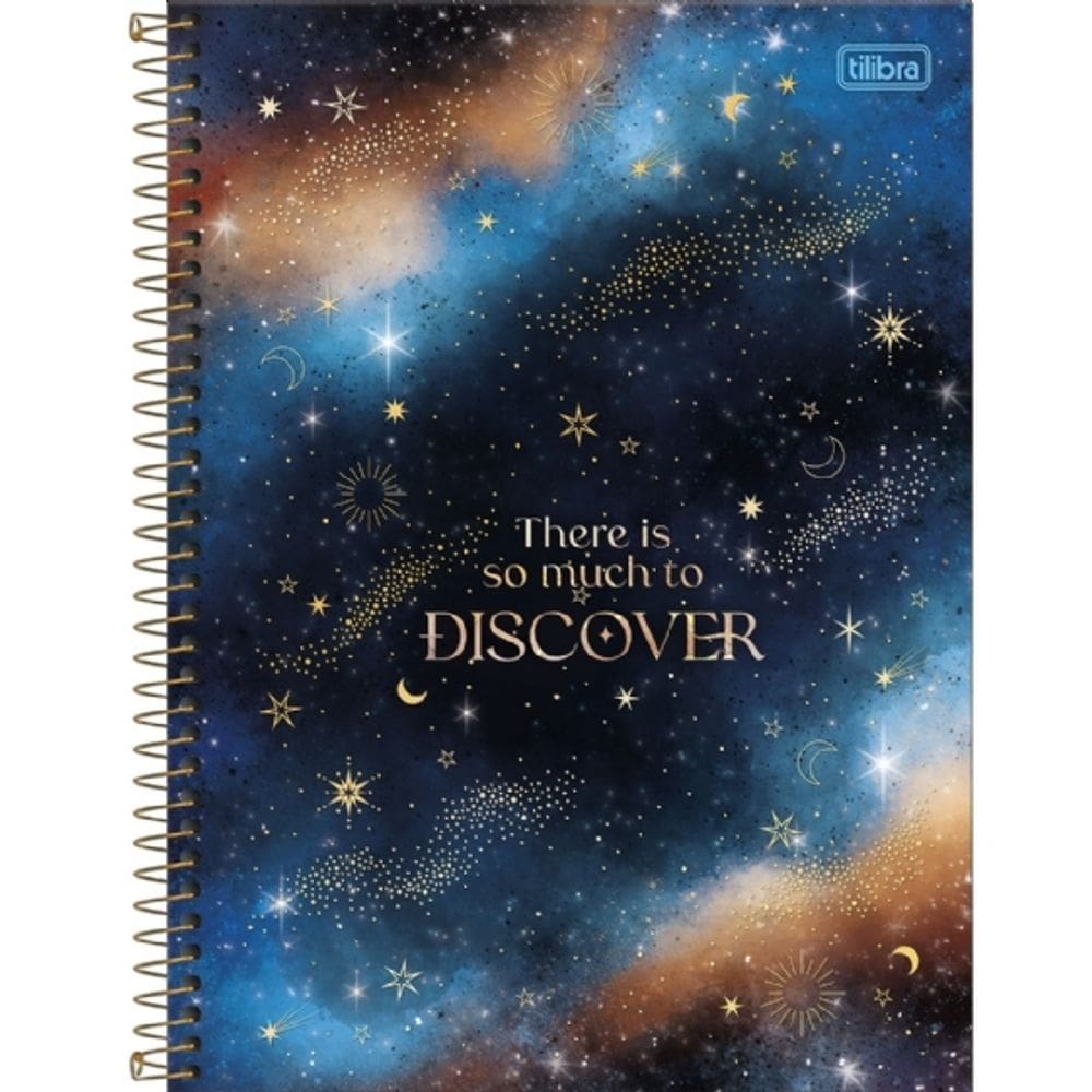 Caderno Capa Dura Universitário Magic 10 Matérias 160 Folhas Tilibra