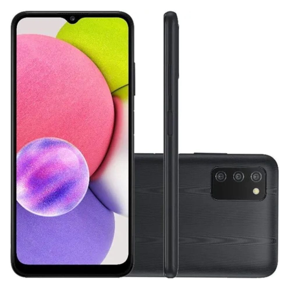 Usado: Samsung A03s 64 GB Preto - Excelente