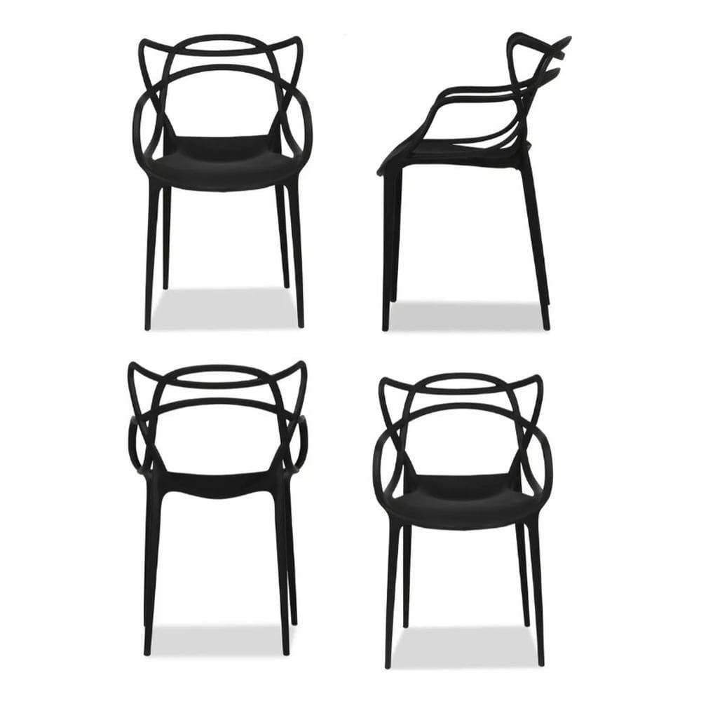 Kit 4 Cadeiras Allegra Bar Churrasco Piscina Jantar