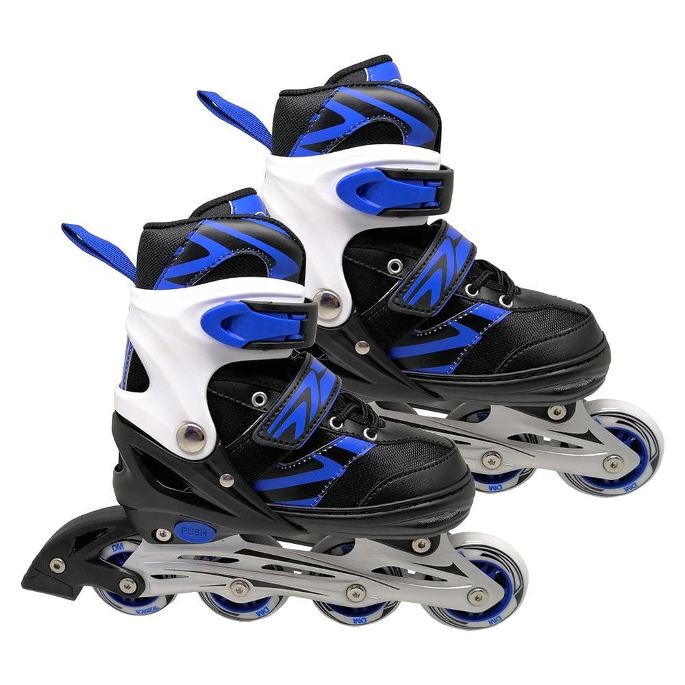 Patins Inline Ajustável Com 4 Rodas Numeração Do 33 Ao 37