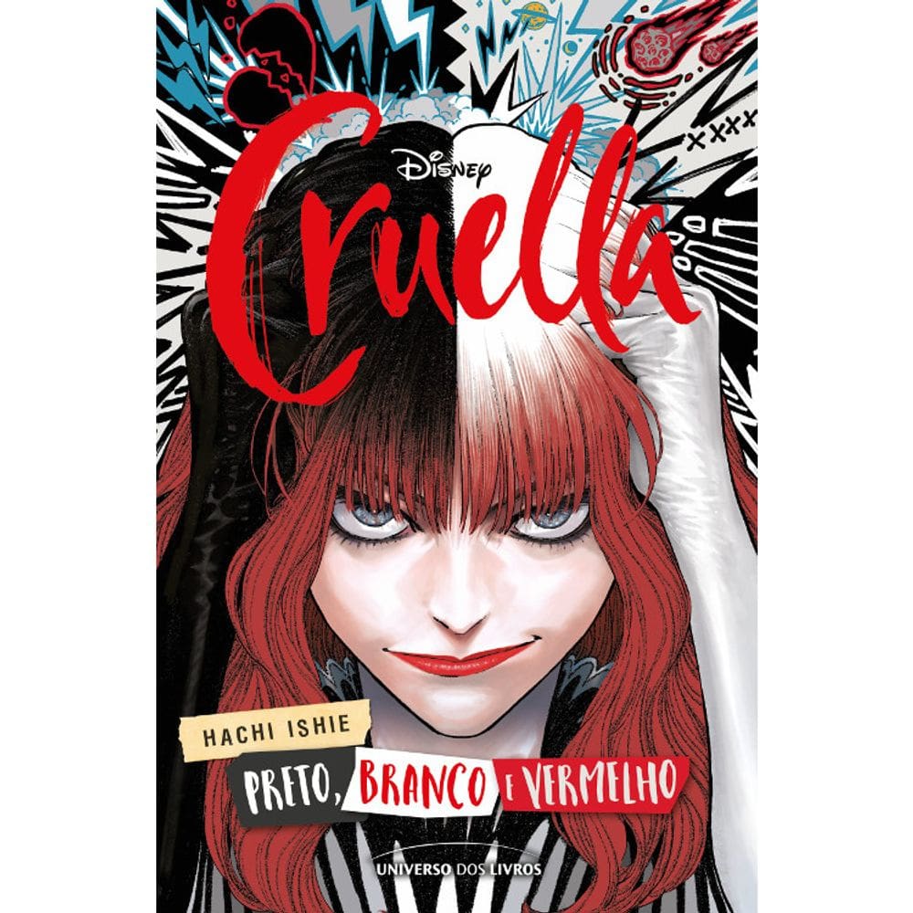 Cruella - Preto, Branco E Vermelho