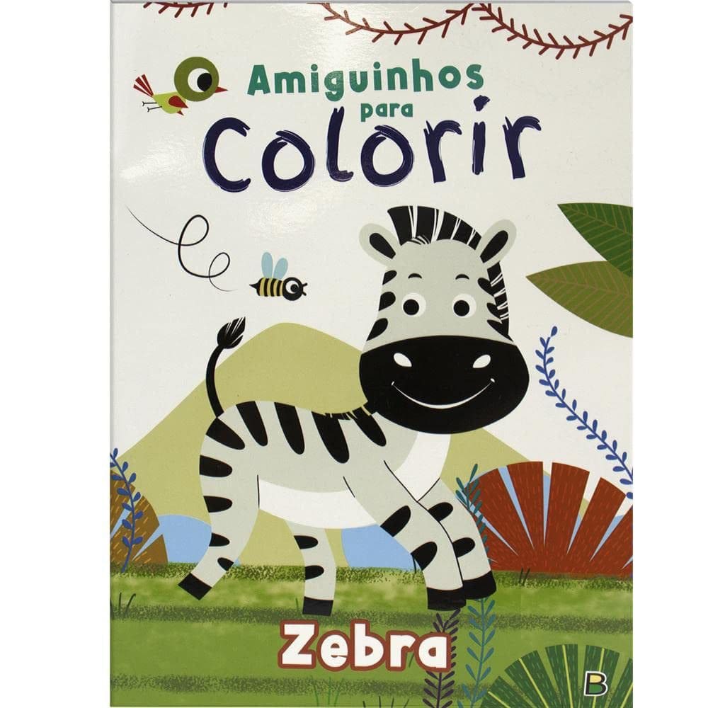 Amiguinhos Para Colorir - Zebra