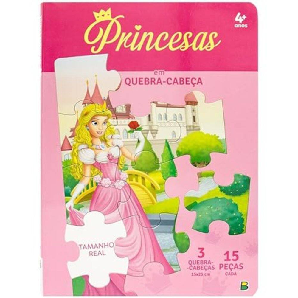 Mundo encantado - Princesas, em quebra-cabeça