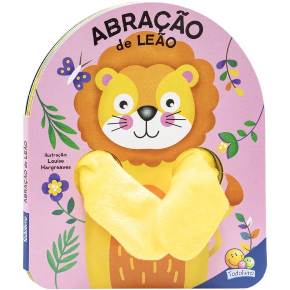 Livro dedoche - Abração de Leão