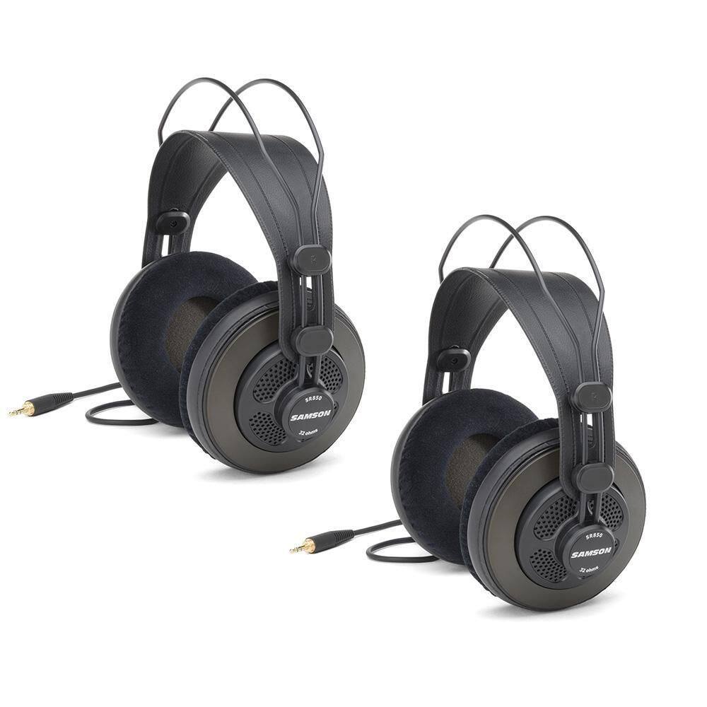 Kit Com 2 Fones De Ouvido De Estúdio Samson Sasr850