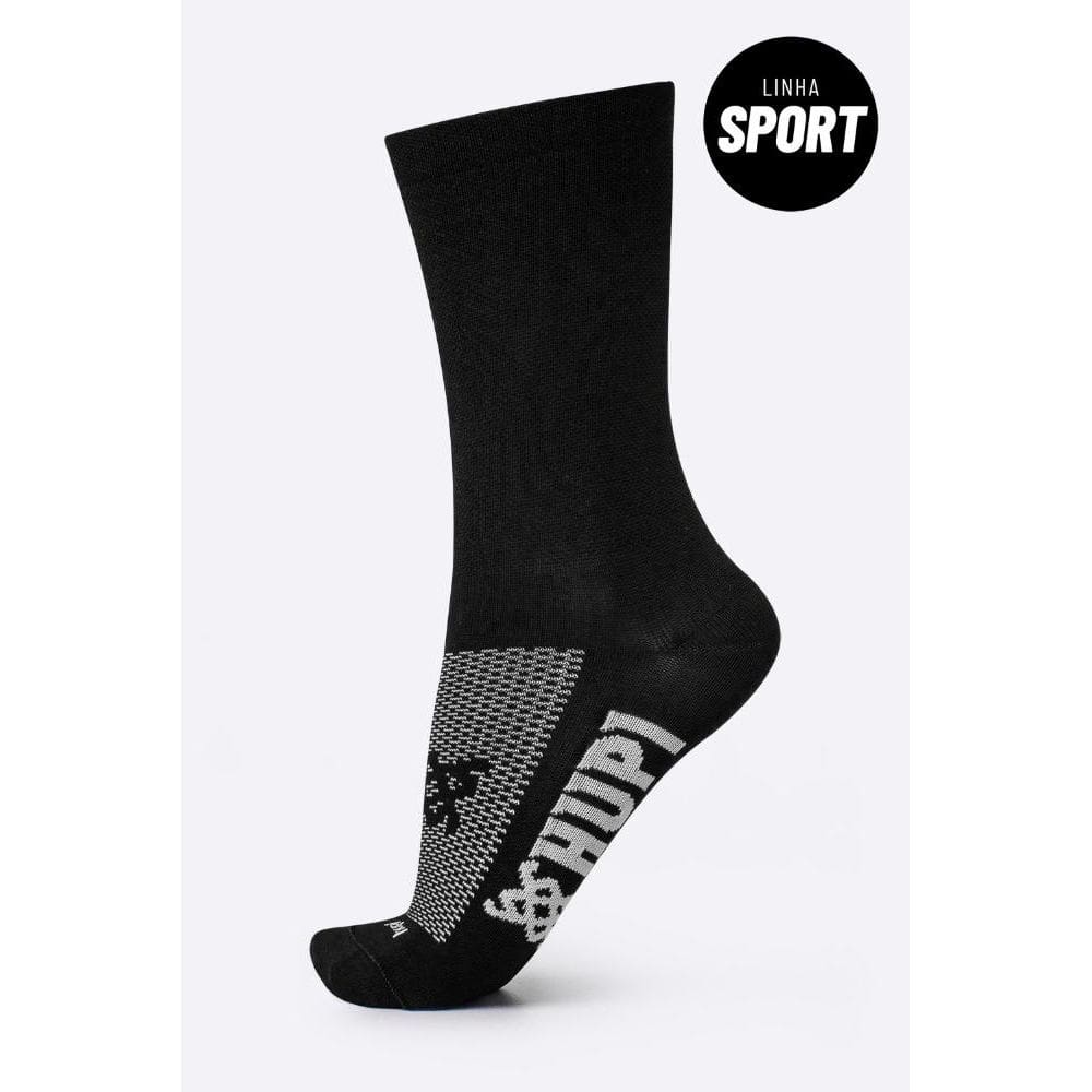 Meia HUPI Sport Preto Liso
