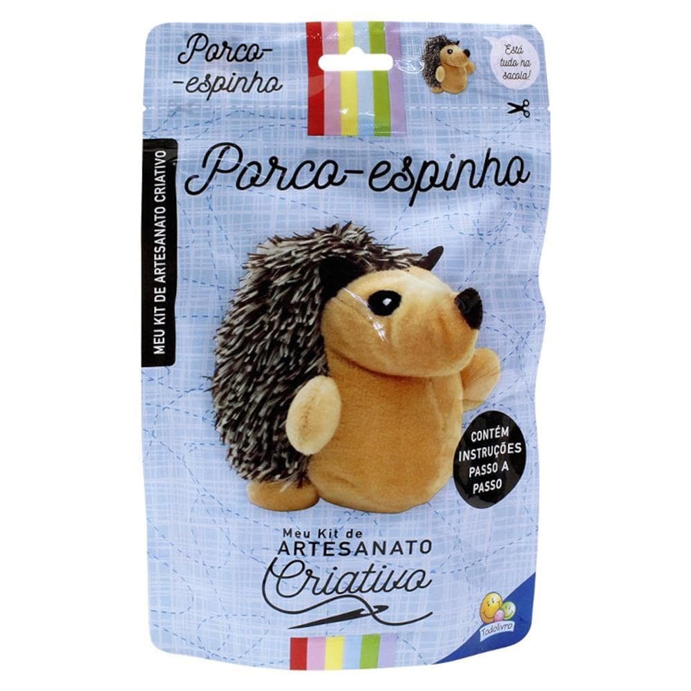 Livro Kit De Artesanato Criativo - Porco Espinho