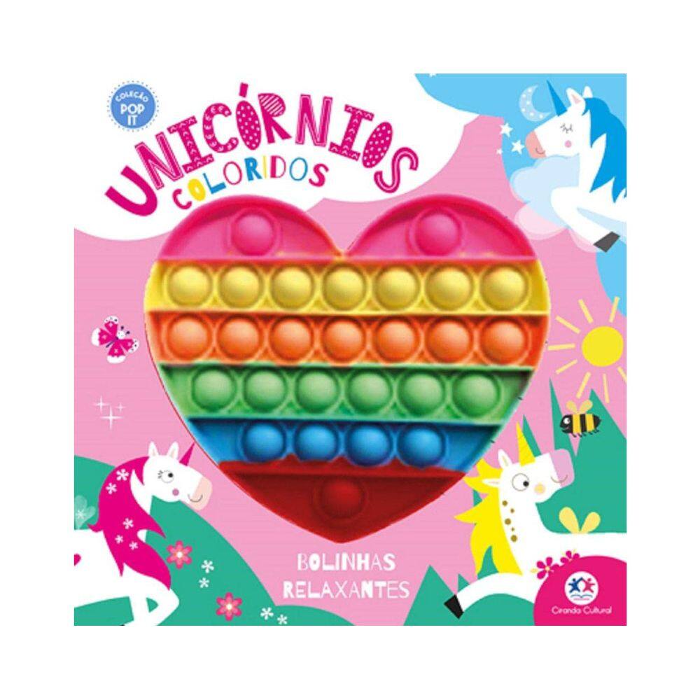 Coleção Pop It - Unicórnios Coloridos