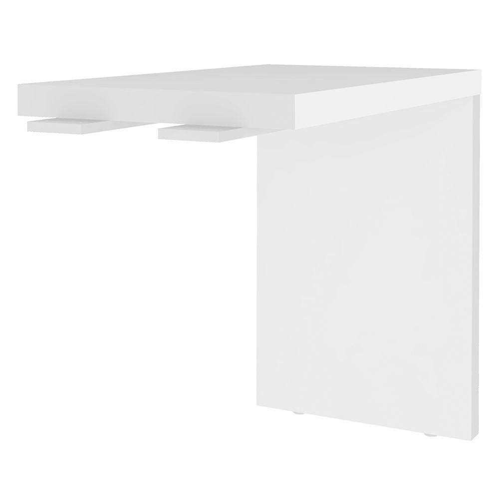 Mesa De Apoio Lateral 89cm Tamburato Corp A06 Branco - Mpozenato
