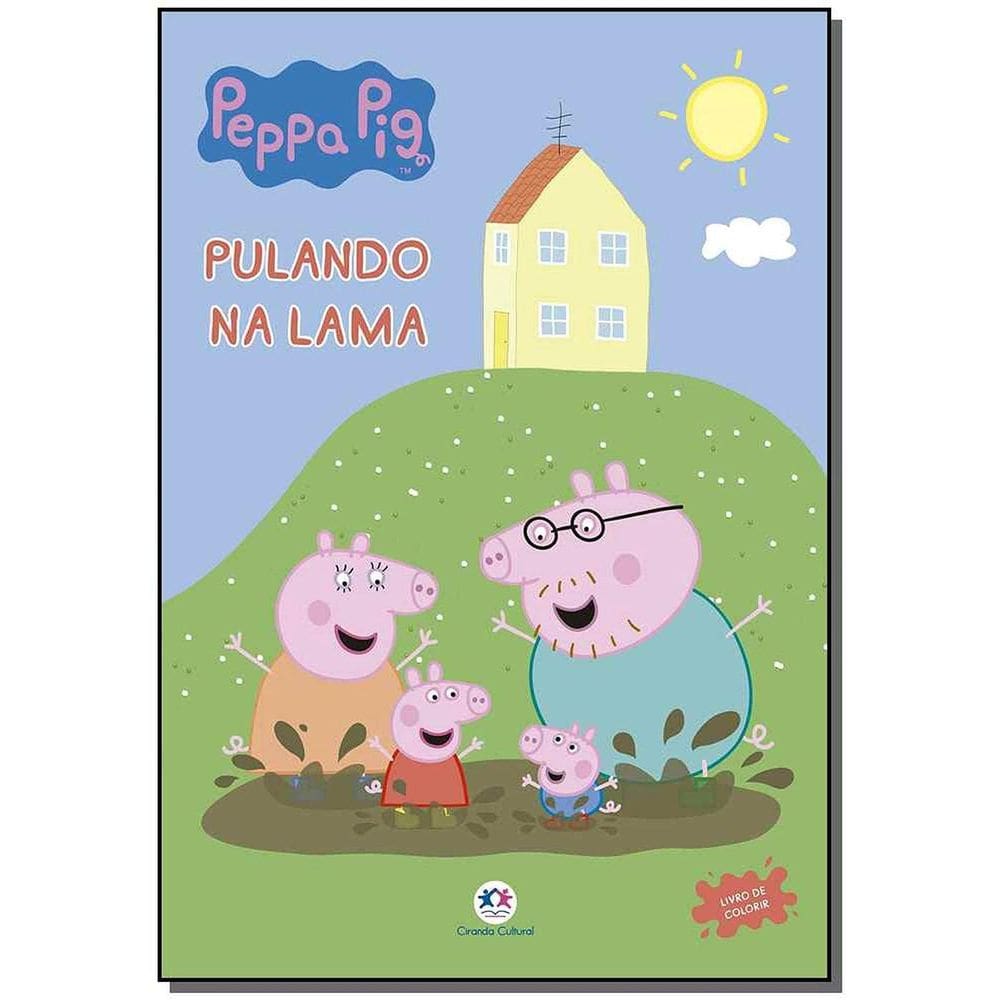 Peppa Pig - Pulando Na Lama Com Giz De Cera