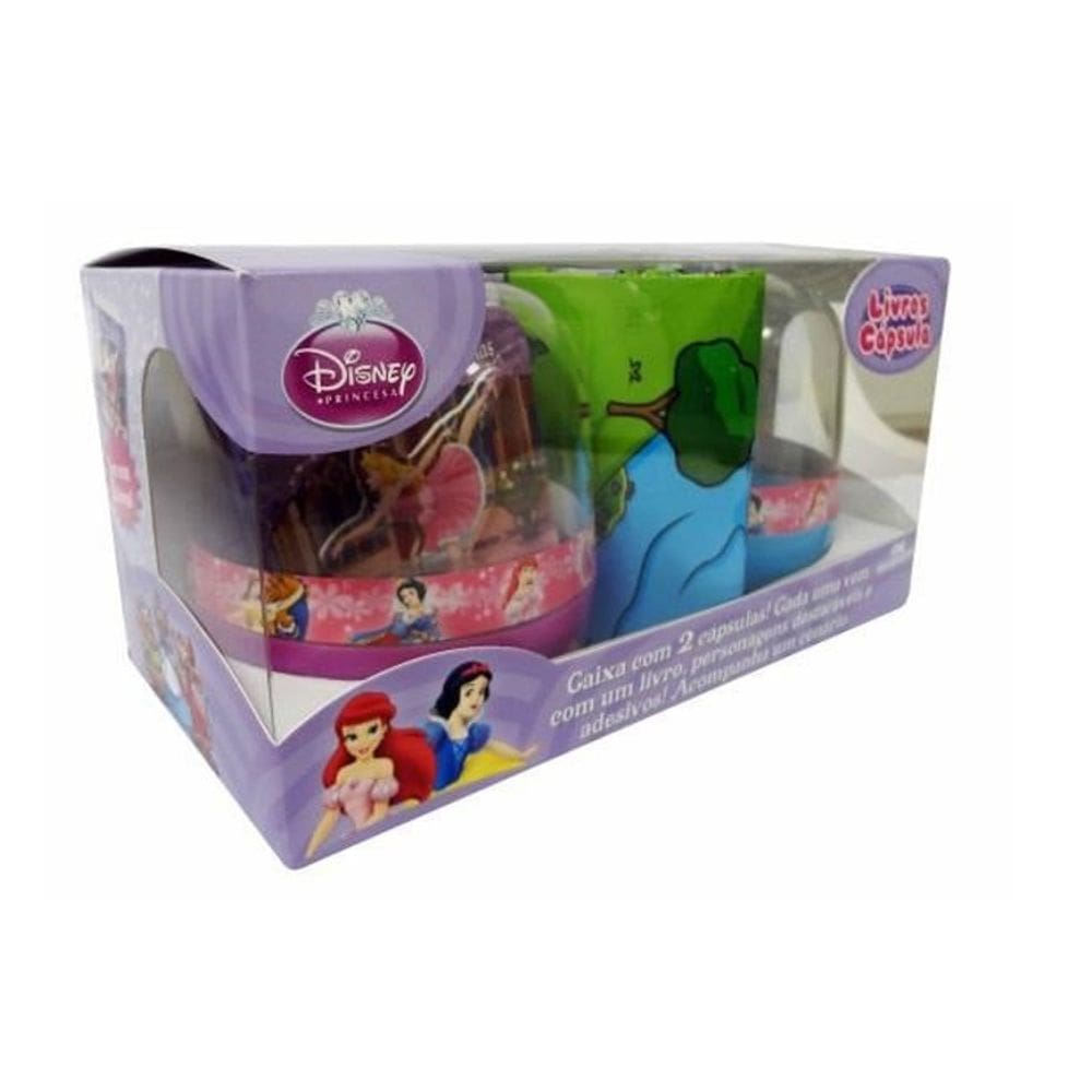 Livros Capsula - Disney Princesa - Caixa Roxa