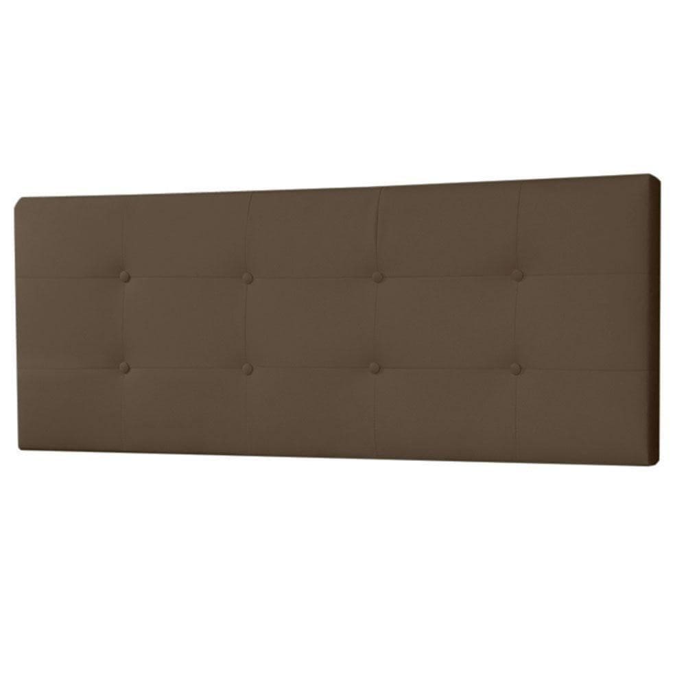 Cabeceira Painel King 1,95m Berlim Suede Marrom