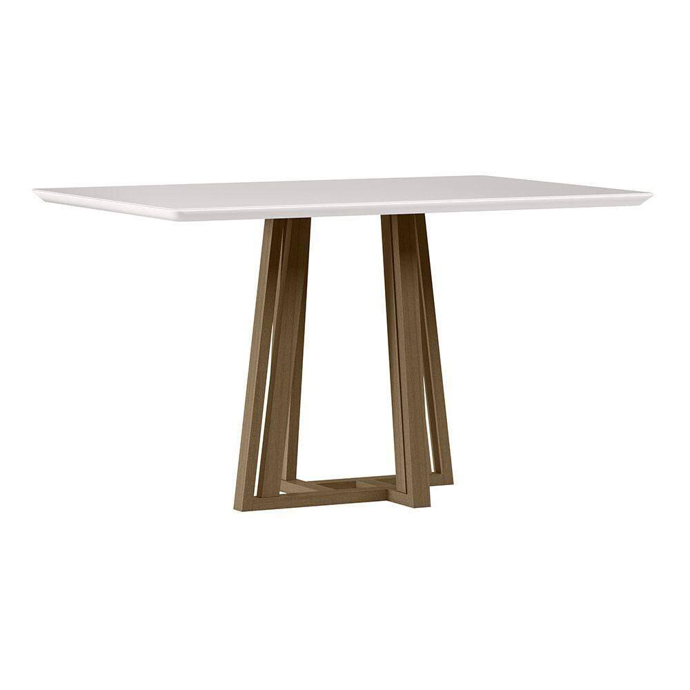 Mesa Sarah 135x90cm - Amêndoa-off White