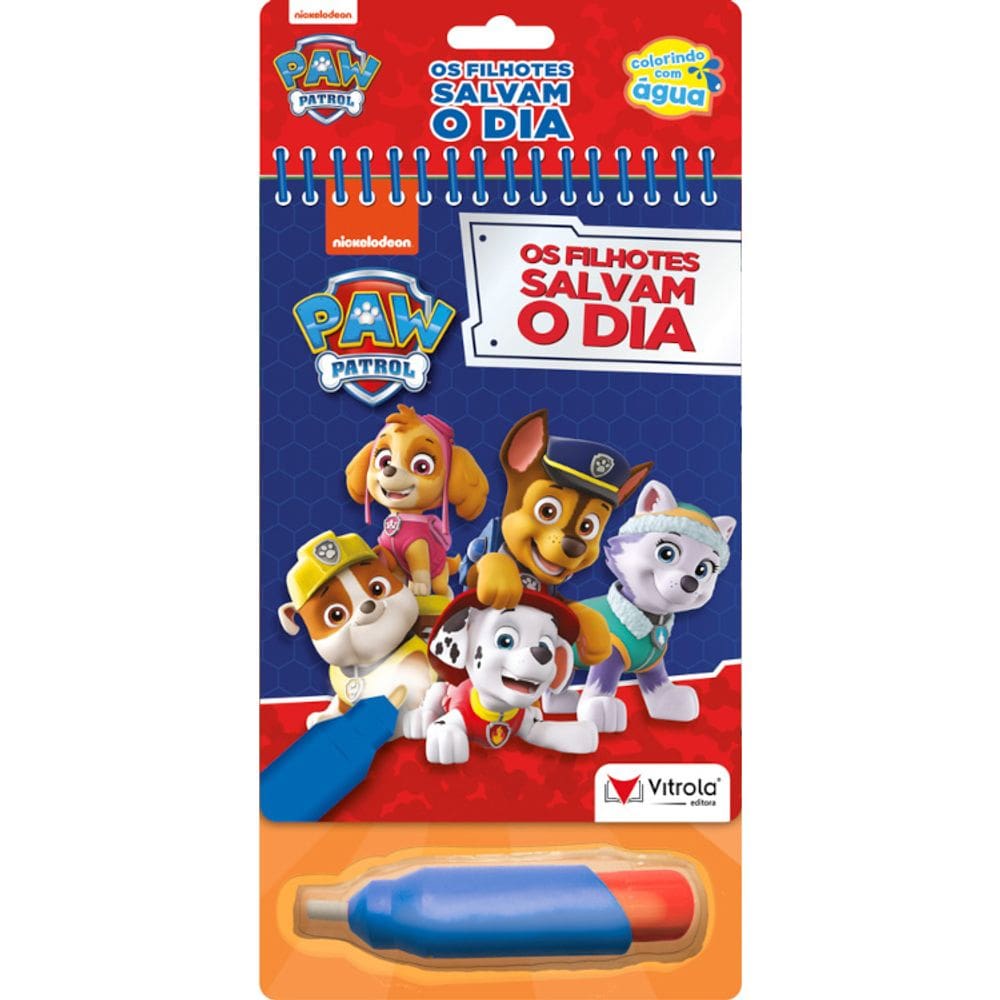 Aquabook - Patrulha Canina - Os Filhotes Salvam O Dia