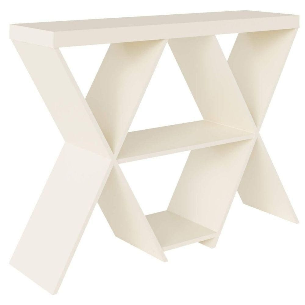 Aparador Decorativo Estrela Com Nichos Off White