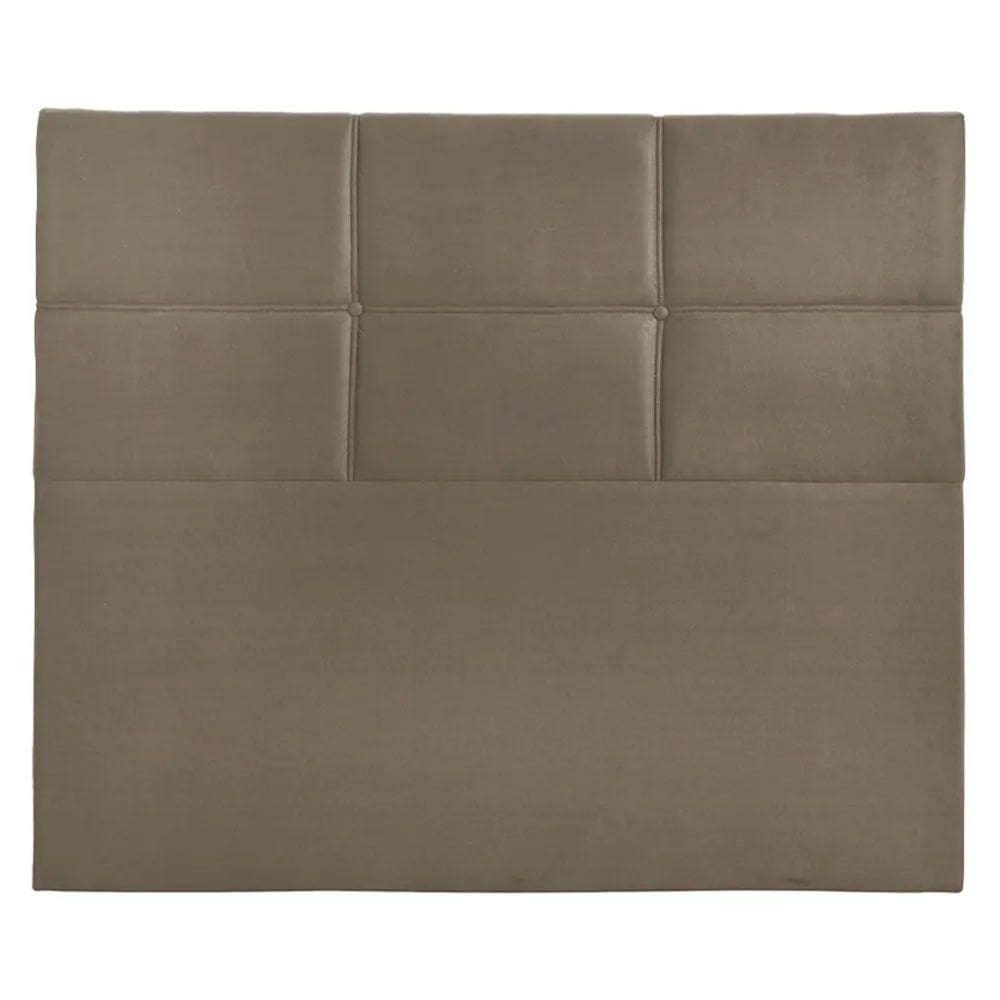Cabeceira Estofada Milena 1,60 Queen Shop Das Cabeceiras Bege