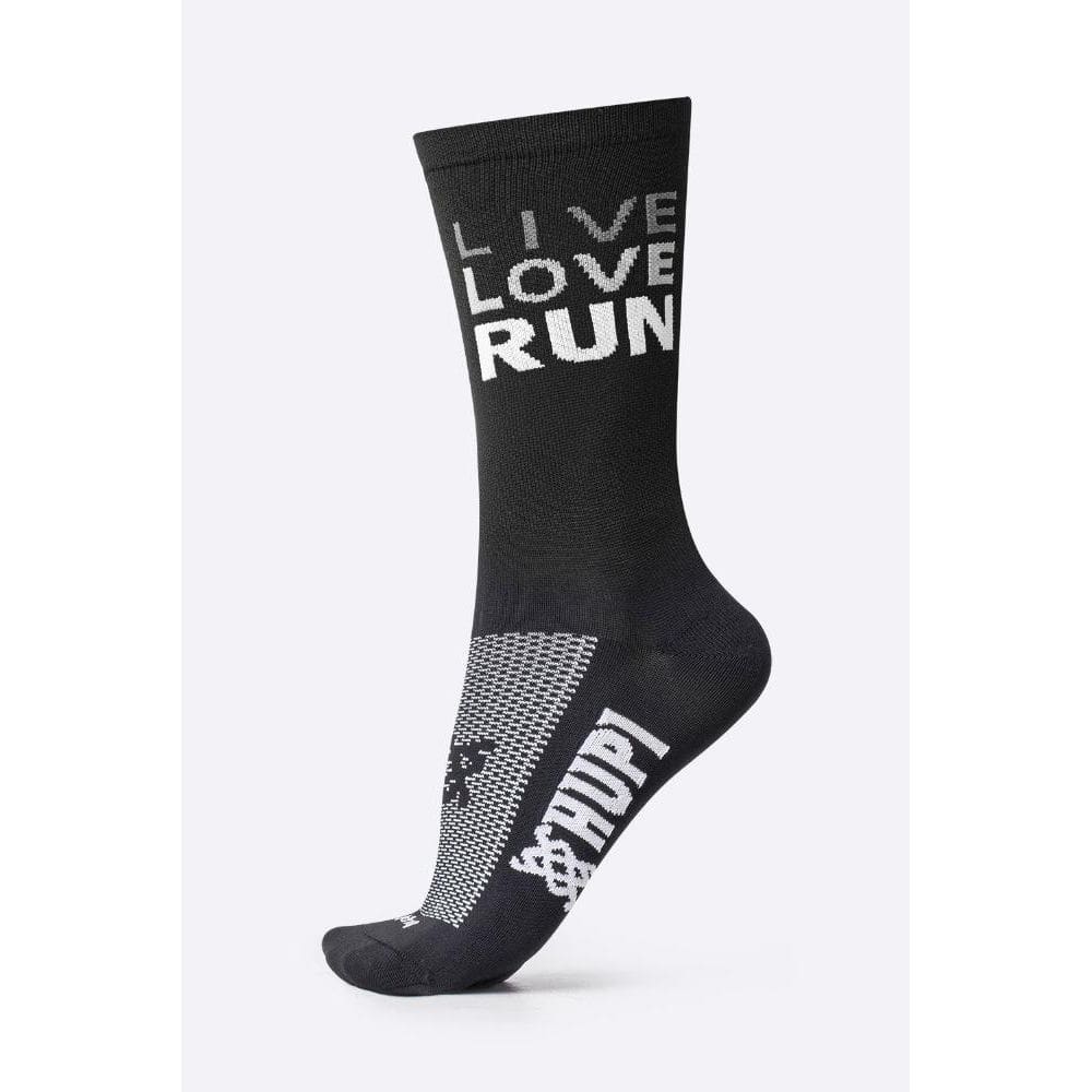 Meia HUPI Live Love Run Preta