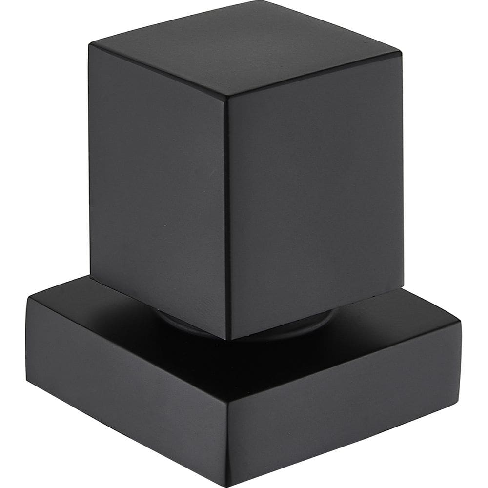 Acabamento Quadrado Black Preto Fosco P/ Registro Base Deca