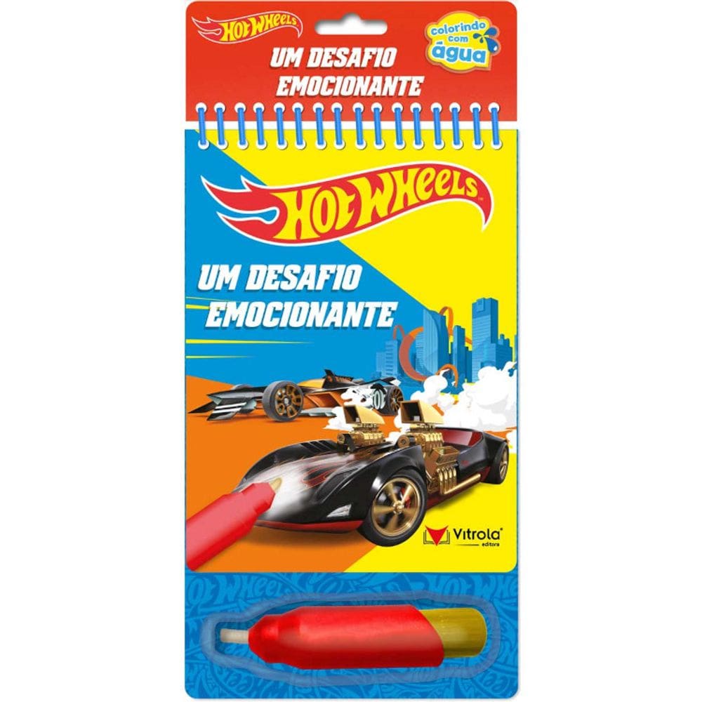 Aquabook - Hotwheels - Um Desafio Emocionante
