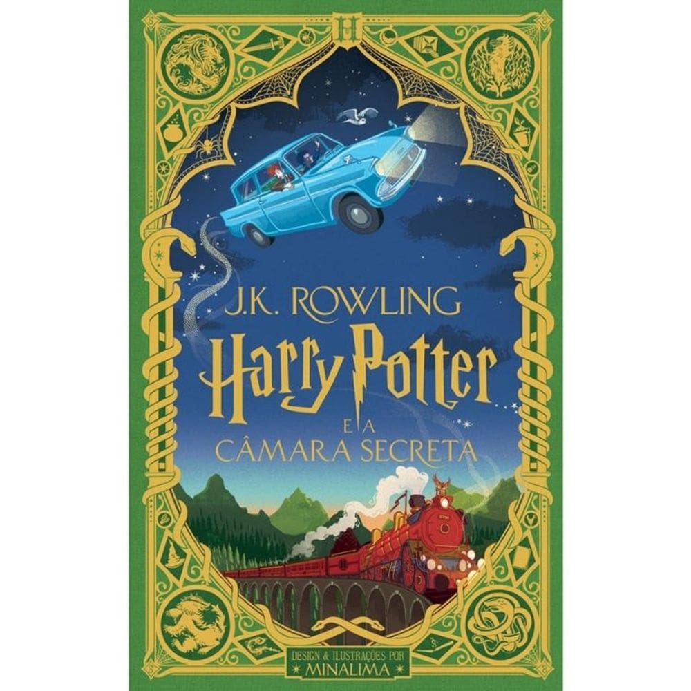 Harry Potter - Livro 02 - E A Câmara Secreta - Capa Dura (Edição Ilustrada Por Minalima)