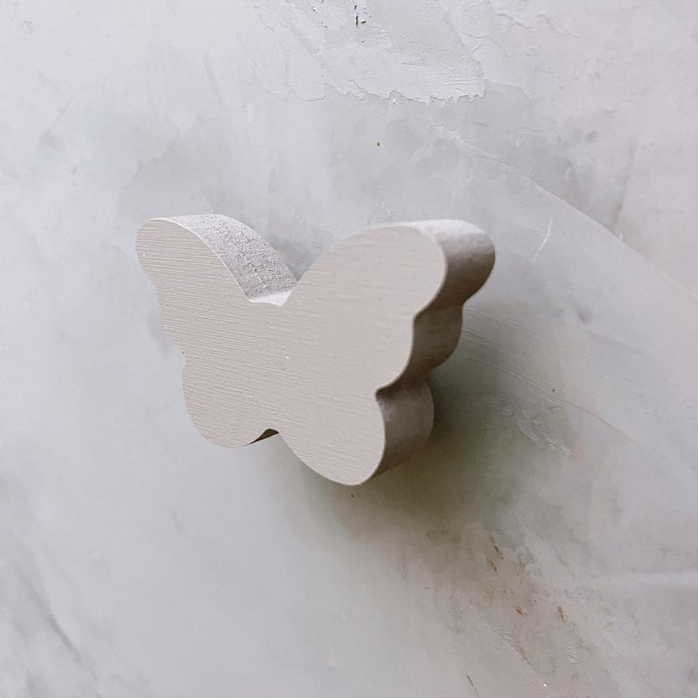 5 Ganchos parede infantil decoração baby borboleta 5Bobb15